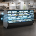 Thumbnail image #4 for Fusion 56-Inch High Refrigerated Service Case, 99-3/4-Inch Wide, Vertical Swing-Out Front Glass, 3 Solid Shelves, Remote DX Refrigeration