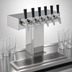 Thumbnail image #4 for Perlick EA2110-6BPC 6-Faucet Air-Cooled Tee Beer Dispensing Tower, Polished Chrome