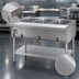 Thumbnail image #4 for Eagle Group DHT3-240 48-Inch Electric Open Base Hot Food Table with 3 Dry Wells, 240V