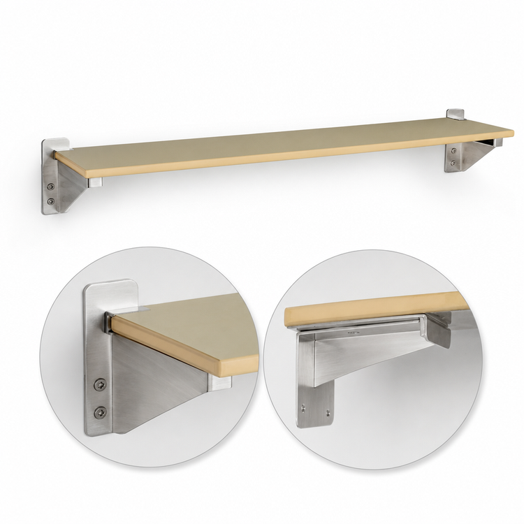 Product image #4 for Eagle Group Richlite Heat-Resistant Carving Station Cutting Board for HT4, 63-1/2 x 8 x 1/2 Inch, with Stainless Steel Brackets
