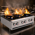 Thumbnail image #4 for Serv-Ware SHPS-36 36-Inch Six Burner Natural Gas Commercial Hot Plate with Legs