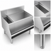Thumbnail image #4 for Krowne Royal Series 30-Inch Underbar Combination Ice Bin with Left Bottle Well and Right Ice Bin