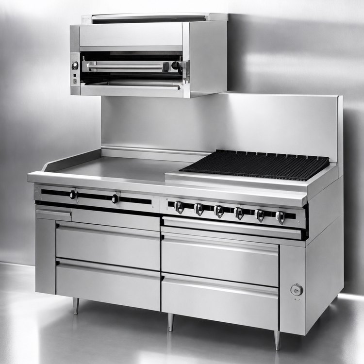 Product image #4 for Titan JMRH-30B 30-Inch Modular Heavy Duty Gas Charbroiler