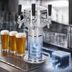 Thumbnail image #4 for Mini-Mushroom Countertop Glycol-Cooled 3-Faucet Stainless Steel Draft Beer Tower
