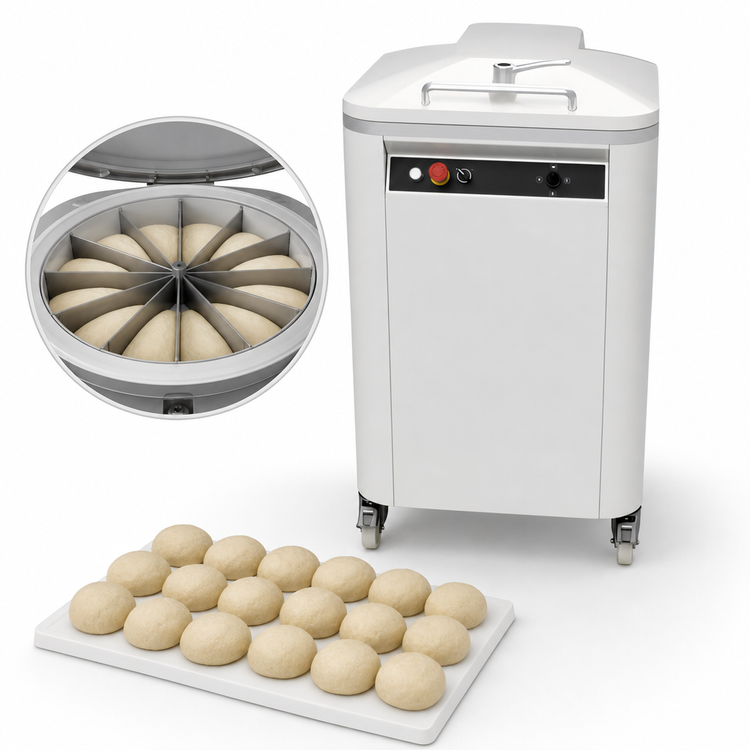 Product image #4 for Univex SRD16 Semi-Automatic Round Dough Divider, 16-Piece Floor Model