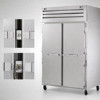Thumbnail image #4 for True Mfg. - General Foodservice SPEC SERIES STA2DT-2S-HC Two-Section Reach-In Refrigerator/Freezer, Dual-Temperature, Stainless Steel Doors
