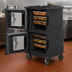 Thumbnail image #5 for Cambro Ultra Camcart H-Series Front-Loading 2-Compartment Heated Food Pan Carrier, Top Door Heated Only, 110V