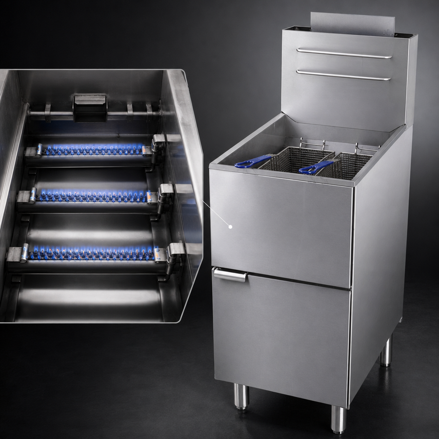 Three-Burner Heating