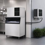 Thumbnail image #4 for Hoshizaki KM-1601SRJZ3 Remote Air-Cooled Crescent Cube Ice Maker, 1,635 lb/24 hr, Stainless Steel, 48 Inch, 3-Phase
