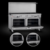 Thumbnail image #4 for Southbend Ultimate 60-Inch Gas Restaurant Range with 9 Open Burners and 2 Standard Ovens