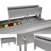 Thumbnail image #4 for Glastender 30-Inch Double Speed Rail Locking Cover, Stainless Steel