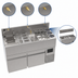 Thumbnail image #4 for Krowne MoveWell 48-Inch Adaptive Station Bin with Ultra-Low-Profile Refrigerated Base