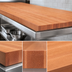 Thumbnail image #4 for Boos Block Ultra Premium American Cherry Edge Grain Kitchen Countertop, 132 x 27 x 2-1/4 Inches, Penetrating Oil Finish