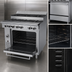 Thumbnail image #4 for Garland Cuisine Series 36-Inch Heavy Duty Natural Gas Step-Up Range with 6 Open Burners and Standard Oven