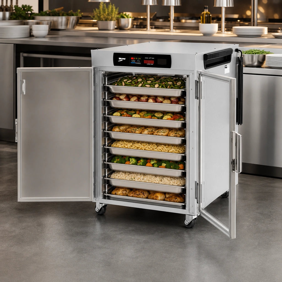 Wide 8-Pan Capacity
