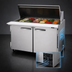 Thumbnail image #4 for Turbo Air PRO Series 48-1/4-Inch Wide Mega Top Sandwich/Salad Prep Table, Two-Section, 18-Pan, Self-Contained Refrigeration