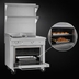 Thumbnail image #4 for Southbend Platinum 36-Inch Heavy Duty Gas Range with Two 18-Inch French Hot Tops and Standard Oven