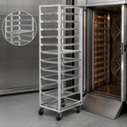 Thumbnail image #4 for Channel Manufacturing 400A-OR Single-Section Aluminum End-Loading Bun Pan Oven Rack, 30-Pan, No-Lift