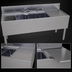 Thumbnail image #4 for Glastender Four-Compartment Stainless Steel Underbar Sink Unit with Right Drainboard and Deck-Mount Faucet, 66-Inch x 24-Inch