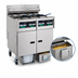 Thumbnail image #4 for Pitco Solstice 4-Fryer Electric Reduced Oil Volume Fryer System, 30 lb. Each, Built-In Filter Drawer
