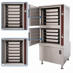 Thumbnail image #4 for Southbend (Middleby) Southbend Steam GCX-24-SB 2-Compartment Gas Convection Steamer, 12-Pan Capacity per Compartment, 36-Inch Cabinet Base