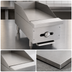 Thumbnail image #4 for Comstock-Castle FHP12-12T Countertop Gas Griddle with Thermostatic Control, 12-Inch x 21-Inch Smooth Steel Plate