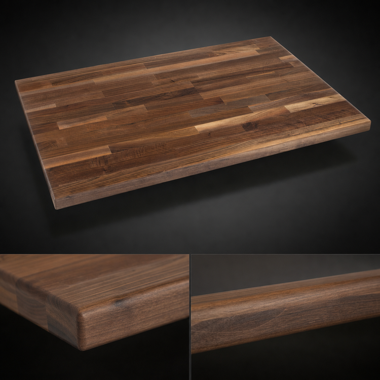 Product image #4 for Boos Block American Black Walnut Edge Grain Kitchen Countertop, 108 x 25 x 1-1/2 Inch, Penetrating Oil Finish