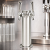 Thumbnail image #4 for Air-Cooled Single 3-Inch Column Beer Draft Tower with 2 Faucets, Polished Stainless Steel