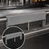 Thumbnail image #4 for Glastender 36-Inch Single Speed Rail Locking Cover, Stainless Steel