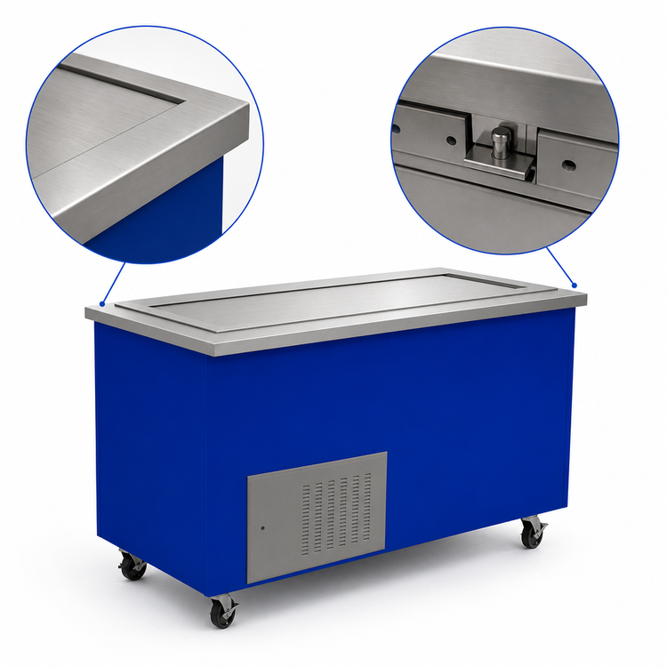 Product image #4 for Randell 36-Inch Self-Contained Mobile Modular Enclosed-Base Frost Top Serving Station
