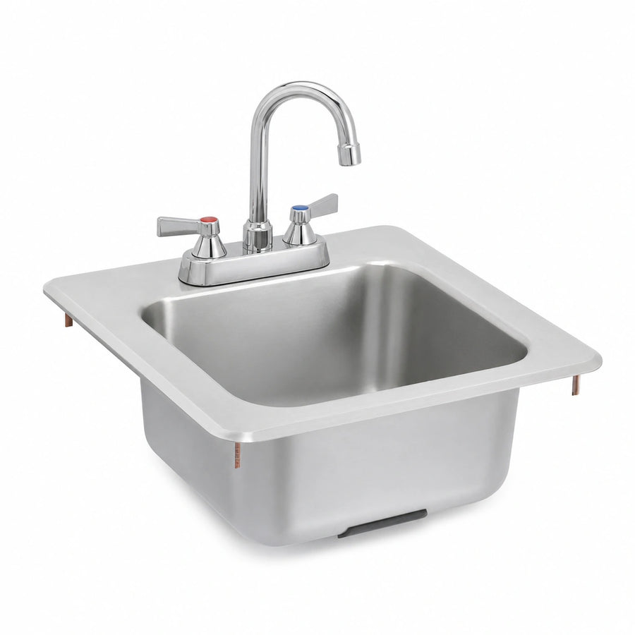 Included Gooseneck Faucet