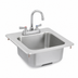 Thumbnail image #4 for Vollrath K1554-C Drop-In Underbar Sink with Gooseneck Faucet and Strainer, 11 x 10 Bowl