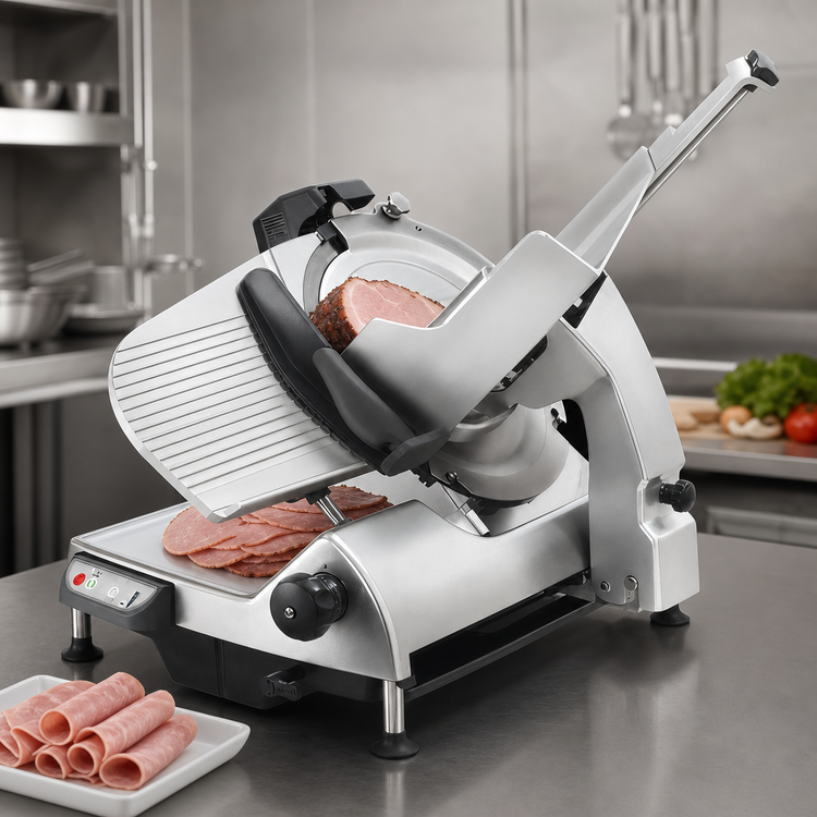 Product image #4 for Hobart HS7N-HV50C Heavy Duty Automatic Meat Slicer with 13-Inch CleanCut Knife, 220-240V/50Hz, Angle/Gravity Feed
