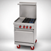 Thumbnail image #4 for American Range 24-Inch Gas Restaurant Range with 12-Inch Left Griddle, 2 Open Burners and Space Saver Oven