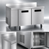 Thumbnail image #4 for Hoshizaki Steelheart 60-Inch Two-Section Worktop Freezer with Solid Doors