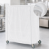 Thumbnail image #4 for Metro Queen Mary & Banquet Cart Cover, 60 x 24 x 74 Inch, Uncoated Knitted Polyester, White