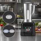 Thumbnail image #4 for Waring Xtreme MX1100XTS High-Power Commercial Blender, 64 oz Stainless Steel Container, 3.5 HP, 2-Speed, Electronic Timer