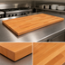 Thumbnail image #4 for Boos Block American Cherry Edge Grain Kitchen Countertop, 84 x 32 x 1-1/2 Inches, Penetrating Oil Finish