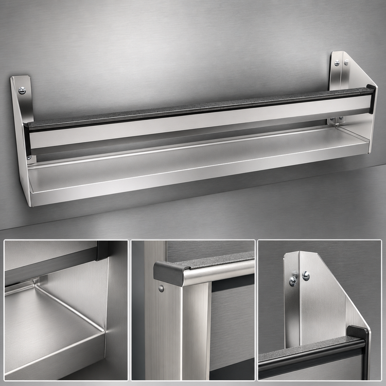 Product image #4 for Glastender SSR-28 28-Inch Single Speed Rail with Open Step-and-Rail Design