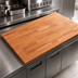 Thumbnail image #4 for John Boos Boos Block American Cherry Blended Edge Grain Kitchen Countertop, 132 x 25 x 1-1/2 Inch, Varnique Finish