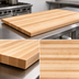 Thumbnail image #4 for John Boos Boos Block 84-Inch x 25-Inch Edge Grain Northern Hard Rock Maple Kitchen Countertop with Penetrating Oil Finish