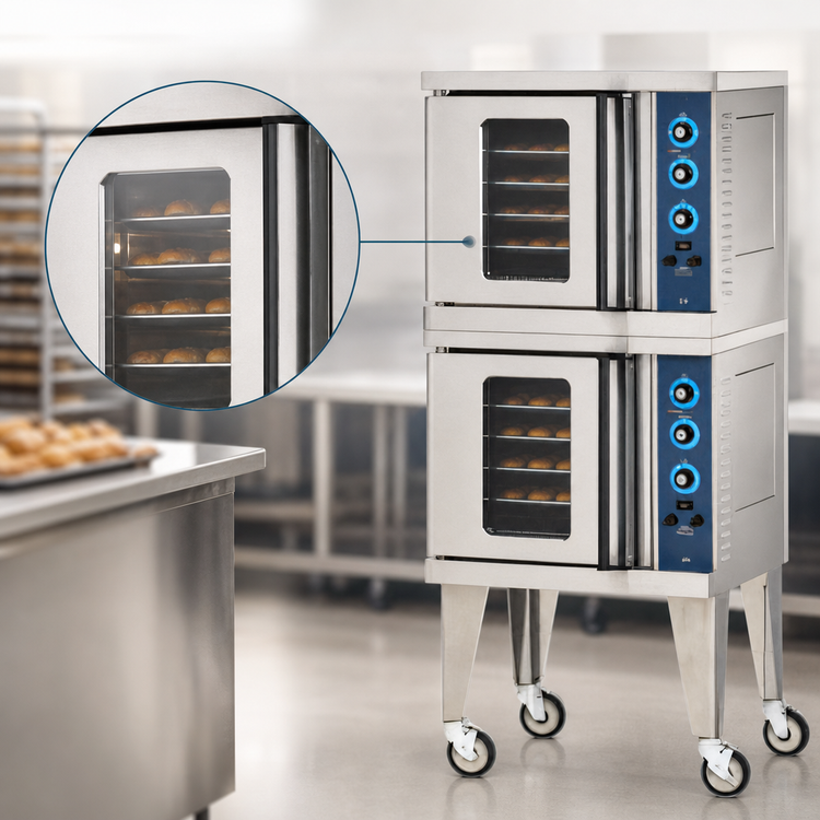 Product image #4 for Duke 59-E4V Double Deck Half-Size Electric Convection Oven