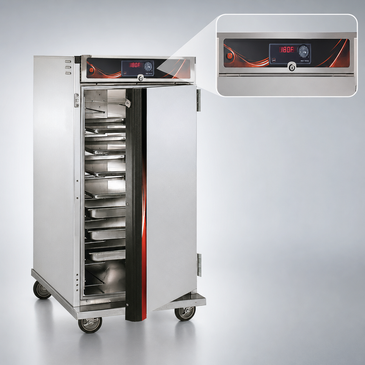 Product image #4 for Correctional Insulated Mobile Heated Cabinet, 1 Compartment, 9 Pan Capacity, 120V