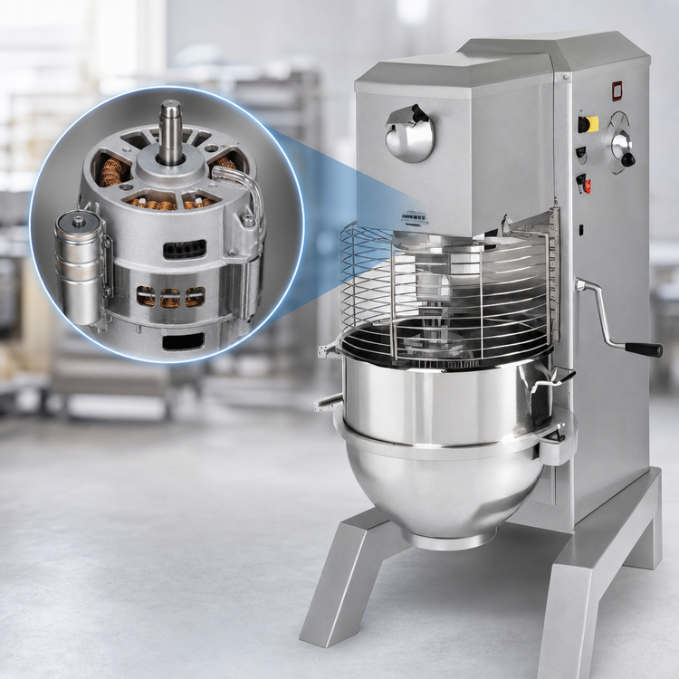 Product image #4 for Univex SRM80+ 80 Quart Variable-Speed Floor Model Planetary Mixer