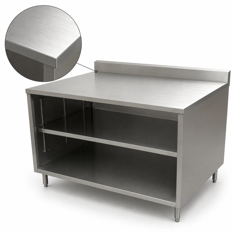 14-Gauge 304 Stainless Steel Top