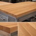 Thumbnail image #4 for Appalachian Red Oak Edge Grain Island Countertop, 132