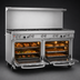 Thumbnail image #4 for Southbend Ultimate 60-Inch Gas Restaurant Range with 10 Open Burners and 2 Convection Ovens