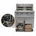 Thumbnail image #4 for Frymaster OCF30 Electric Oil-Conserving Open-Pot Fryer Battery, 2 x 30 lb Tanks, Built-In Filtration