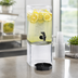 Thumbnail image #4 for Cal-Mil 1.5 Gallon Square Clear Acrylic Beverage Dispenser with Infusion Chamber and Drip Tray