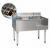 Thumbnail image #4 for Eagle 2200 Series 50-Inch Underbar Ice Bin/Cocktail Station with 8 Bottle Wells, Center Ice Bin, 7-Circuit Cold Plate and Blender Recess